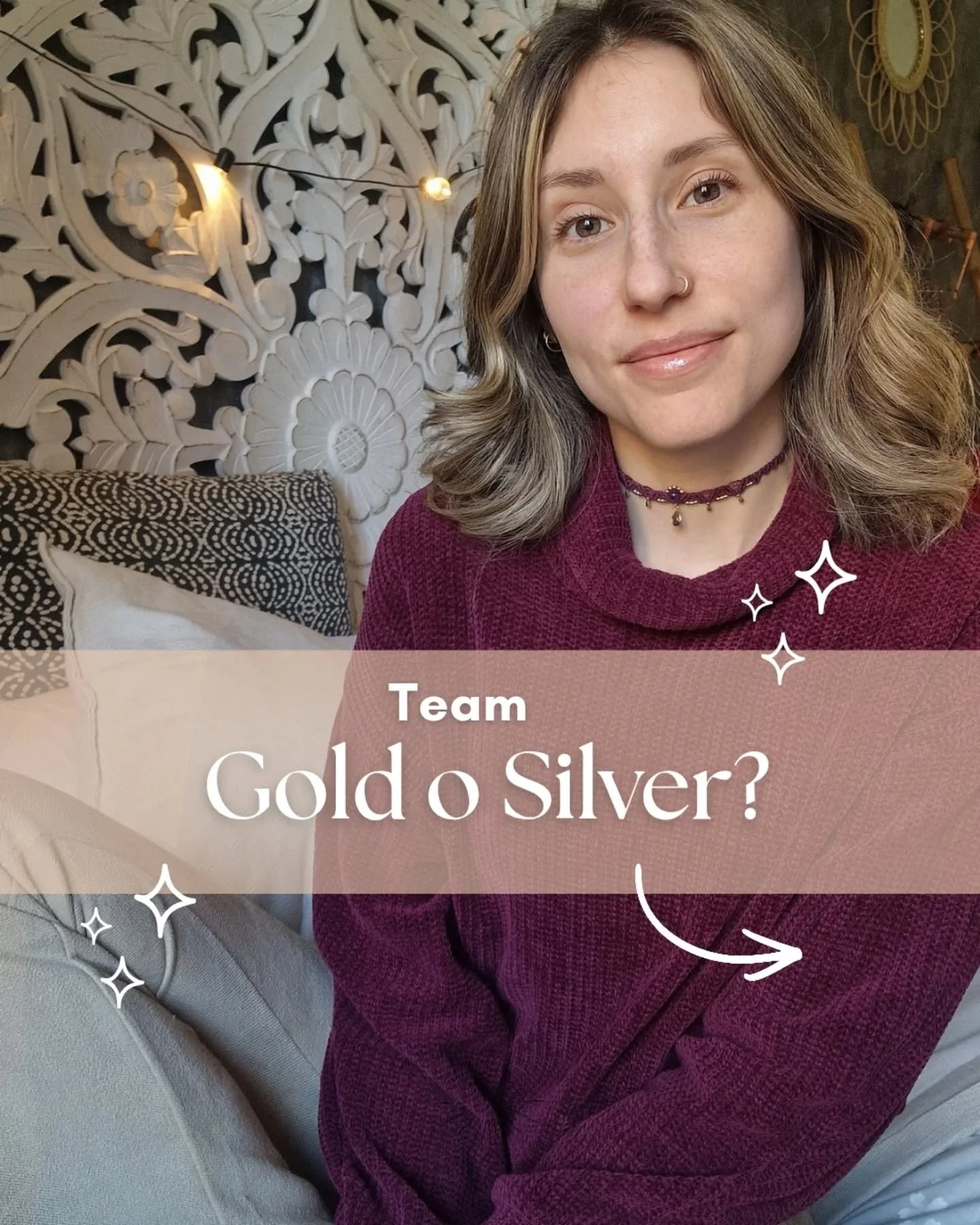 Sei Team Gold o Silver? 

#chokernecklace #macramejewelry #macramechoker #healingcrystals #handmadejewelry