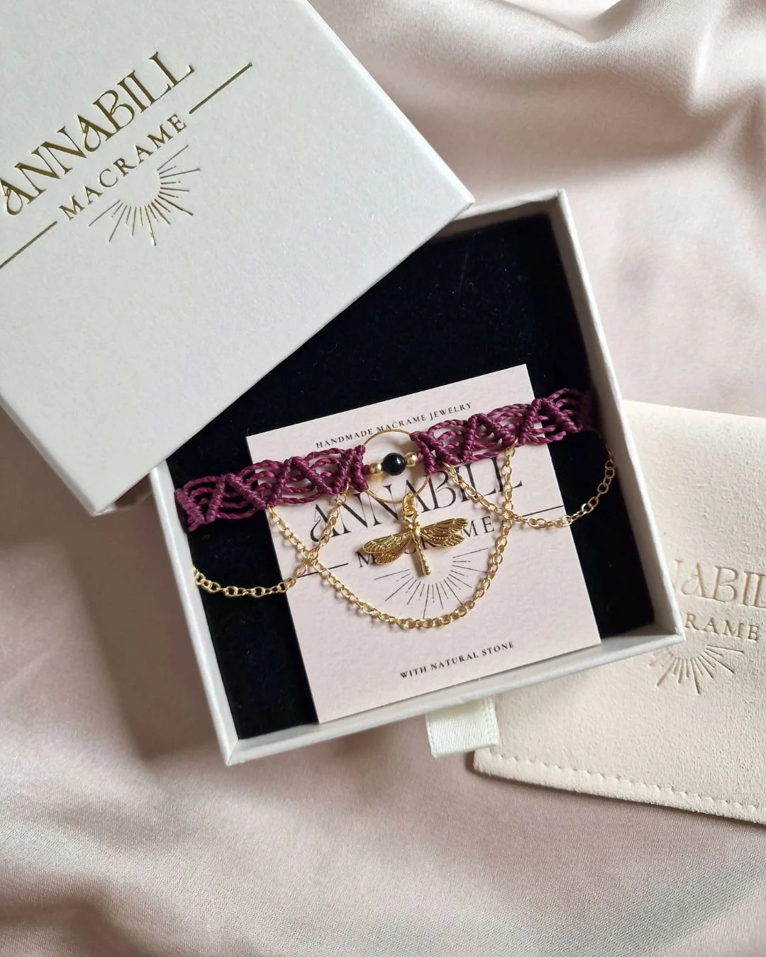 Collana Girocollo Lilith | Onice Nero