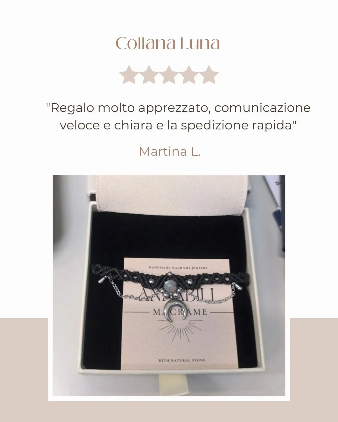 Recensione Gioiello Collana Luna Martina