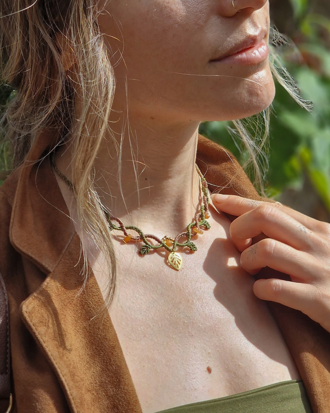 Collana Ambra | Quarzo Citrino