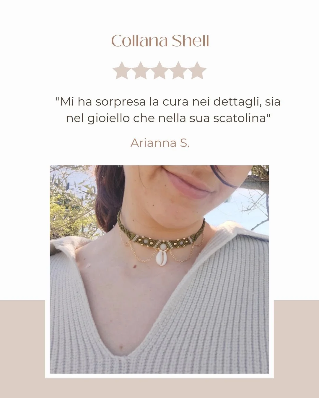 Recensione gioiello Collana Shell Arianna