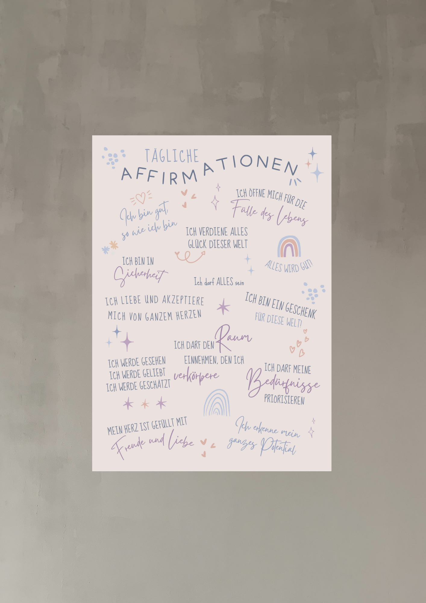 Poster A2: Affirmationen