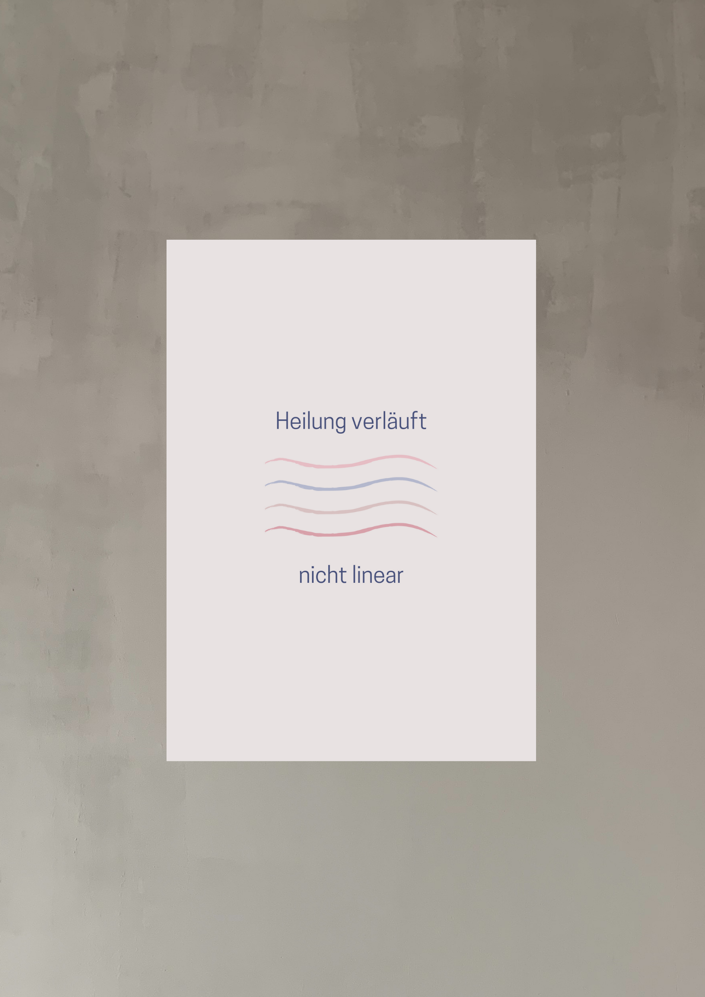 Poster: Heilung verläuft nicht linear