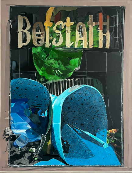 Bofstath (Fastnacht), 2025
Acrylic on paper on Di-Bond,
86 x69cm