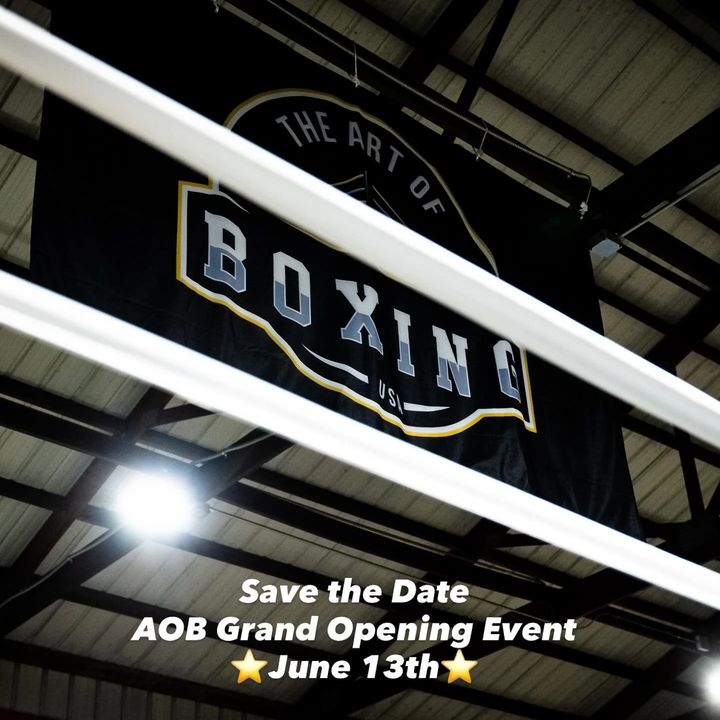 Mark your calendars! Art of Boxing USA&rsquo;s Grand Opening Event has been set for June 13th. 

⭐️⭐️⭐️⭐️⭐️

In true spirit, it&rsquo;ll be a day of community, celebration and competition. 

More details to come&hellip;.