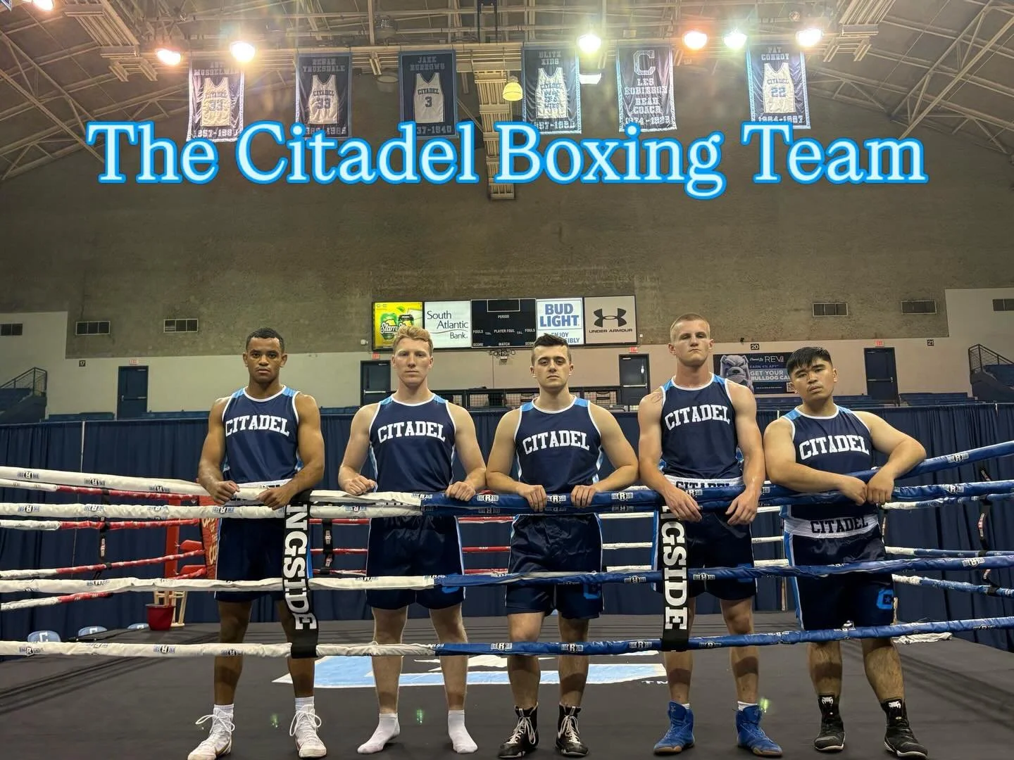 The Citadel boxing team is here. I couldn&rsquo;t be more proud of this group of men and women for their drive and dedication to bring boxing back to the citadel. Tomorrow they step in the ring to start a new tradition a new chapter in the rich histo