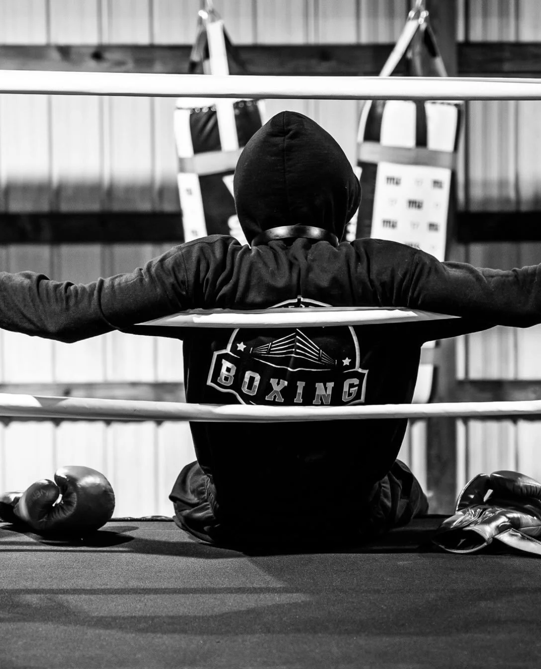 No cameras, no crowd. Just the work. 🖤