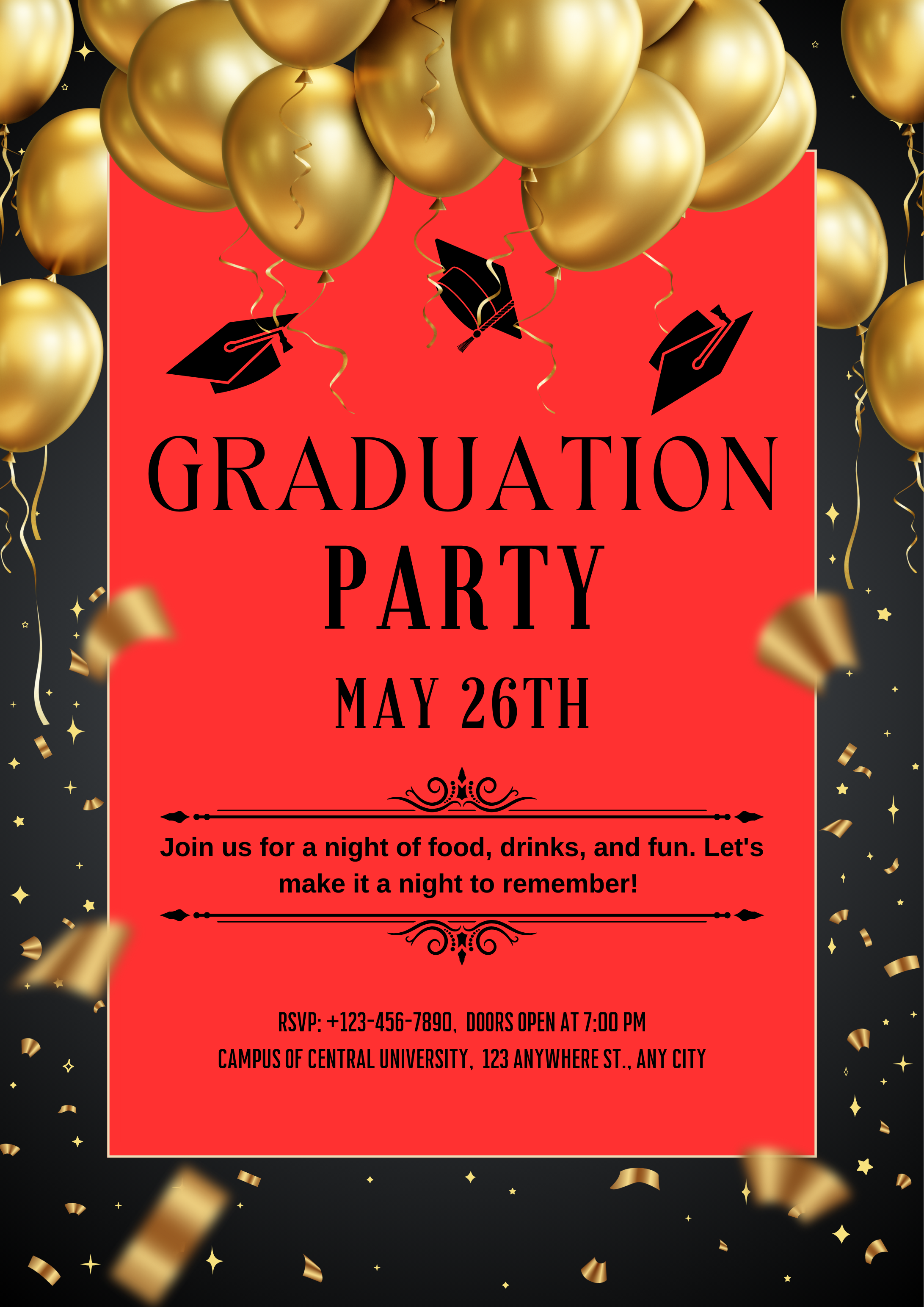 Grad Party Announcement