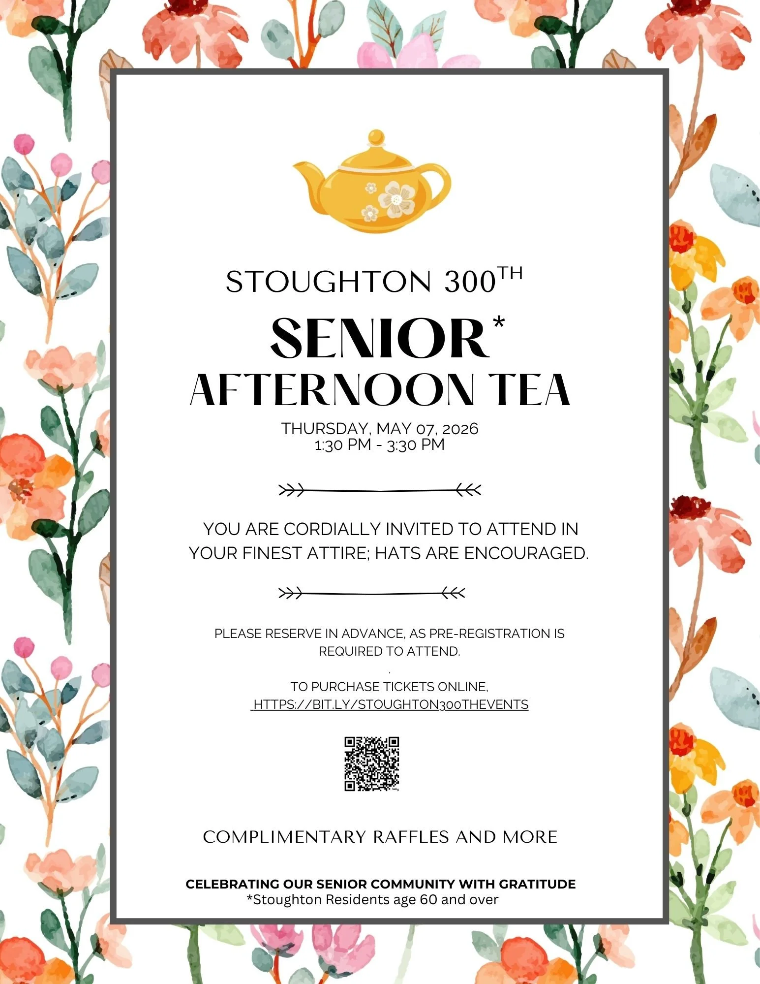 Stoughton 300th Senior Tea