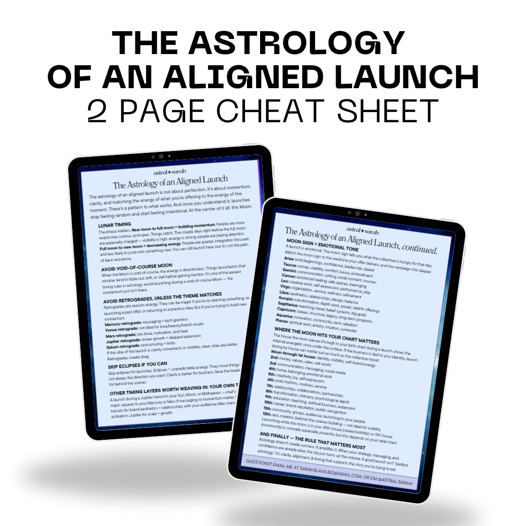 The Astrology of an Aligned Launch