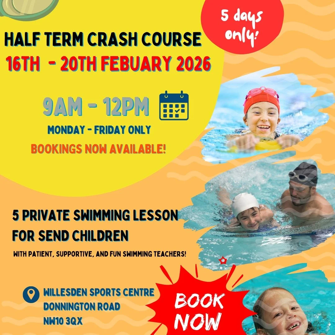 Make this half term count 💦
5 private lessons in 1 week to boost confidence &amp; skills fast.

📅 16&ndash;20 Feb | 30 minutes session
⚠️ Limited spaces only 
✅DM to book