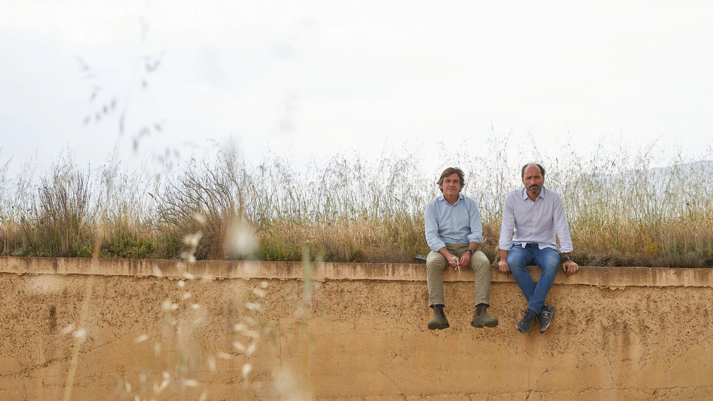 Telmo Rodríguez with his business partner, the winemaker Pablo Eguzkiza. Photography ©Helen Cathcart