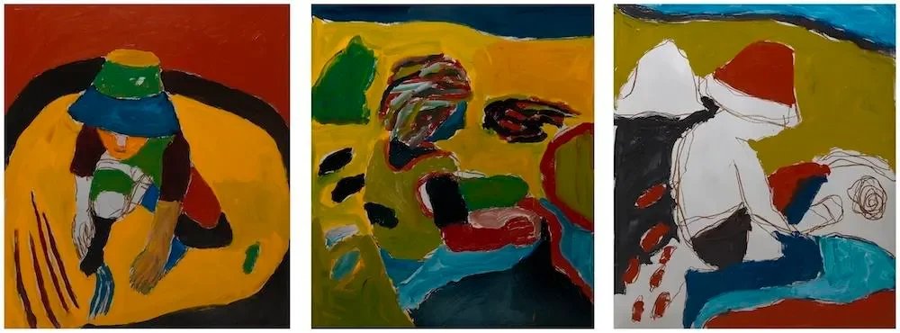 Sean Scully "Eleuthera Triptych" (2018)
