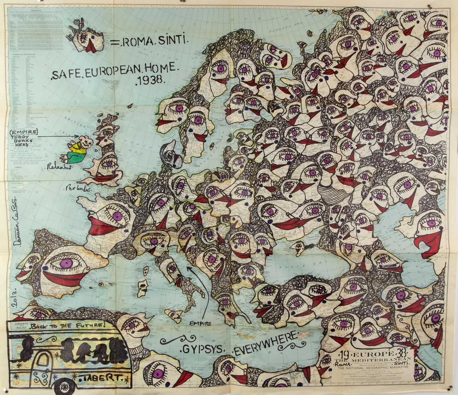 Damian Le Bas, Back to the Future! Safe European Home 1938.