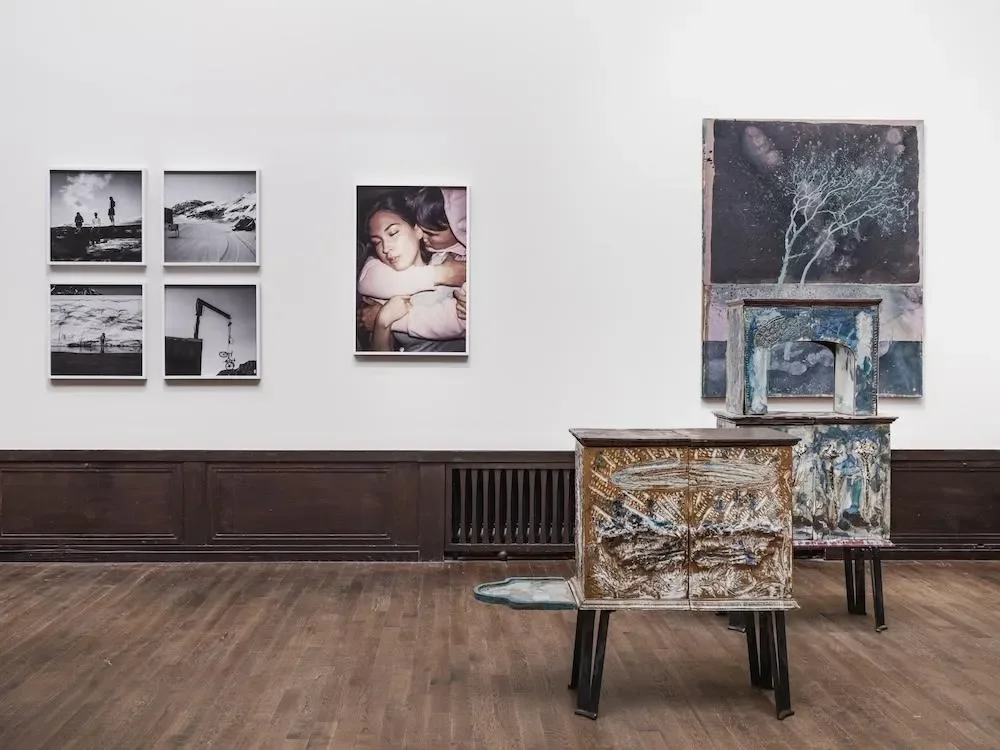 Greenlandic Inuit artist Inuuteq Storch and Danish ceramicist-painter Mikkel Ørsted, Wilson Saplana Gallery at Market Art Fair