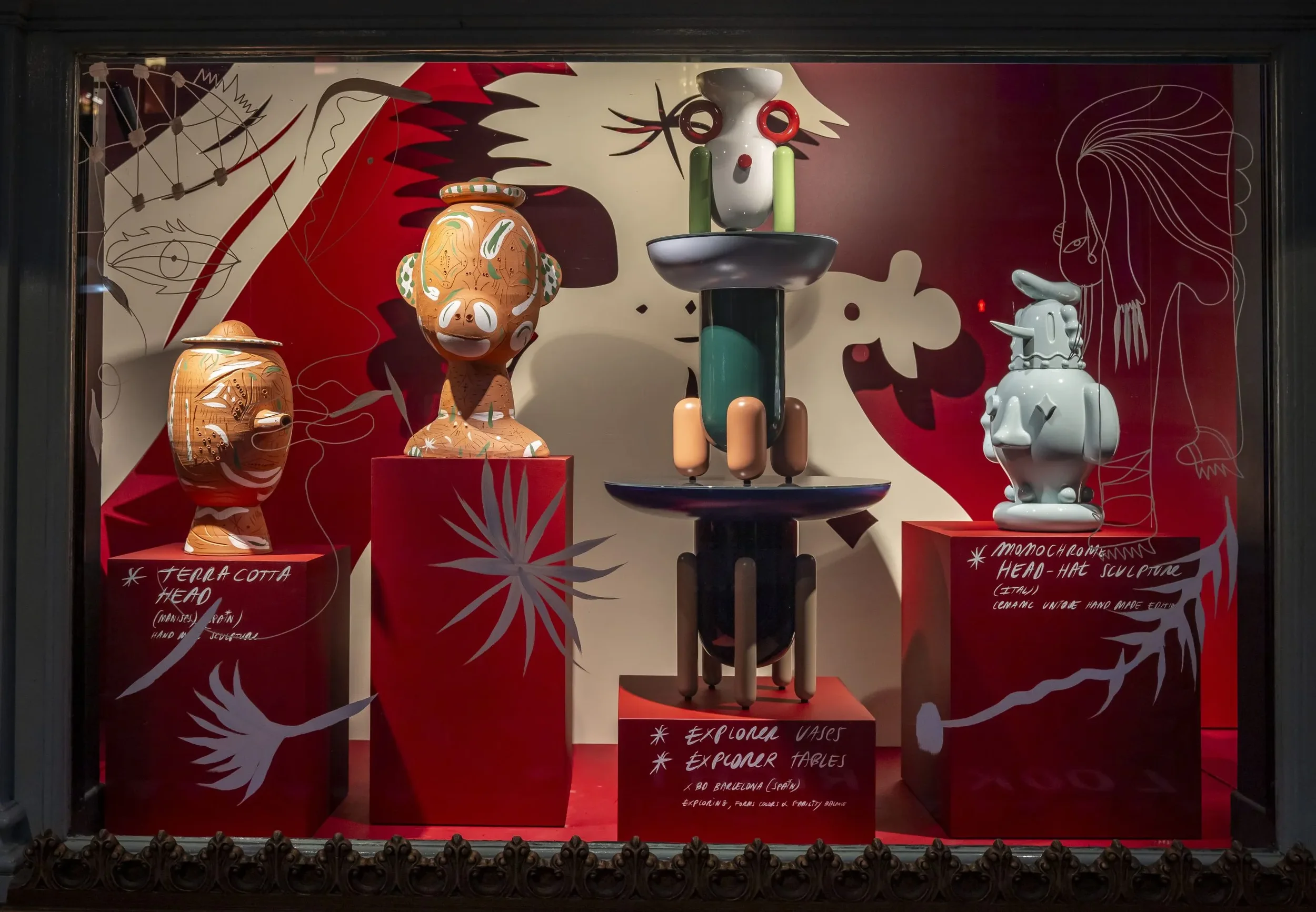 Jaime Hayon's Fortnum & Mason installation ©Jeff Moor/Jaime Hayon