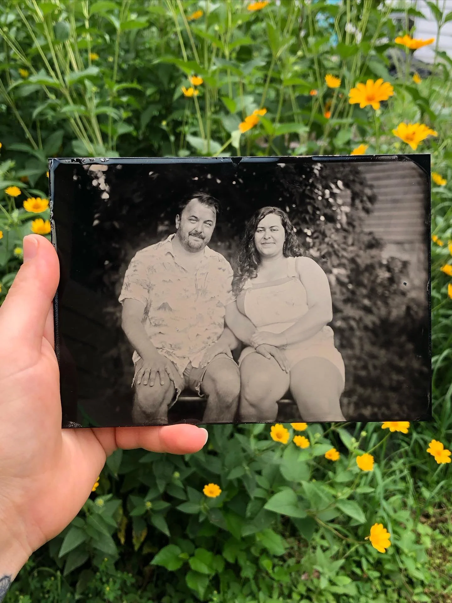 Thank you to @blackhuskybrews for hosting me for a tintype pop up on July 19th and to everyone who came to have a portrait made! I had a great time capturing some special pics. 

Tintypes from the event are being mailed out today! 📫 

#wetplatecollo