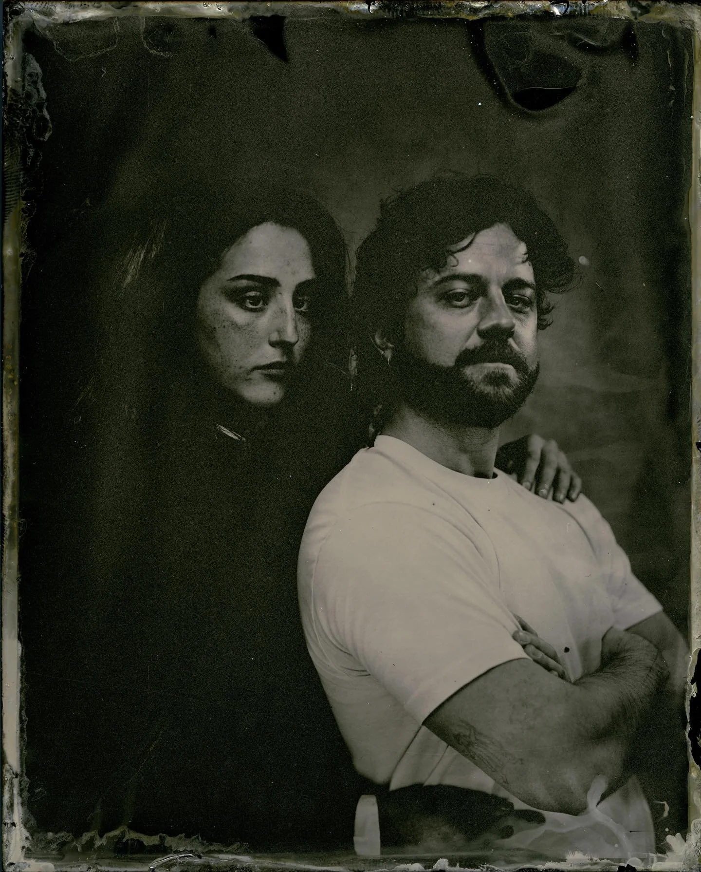 March 7, 2026, 4x5 tintype 

#tintype #milwaukeetintype #milwaukeephotographer #wetplatecollodion