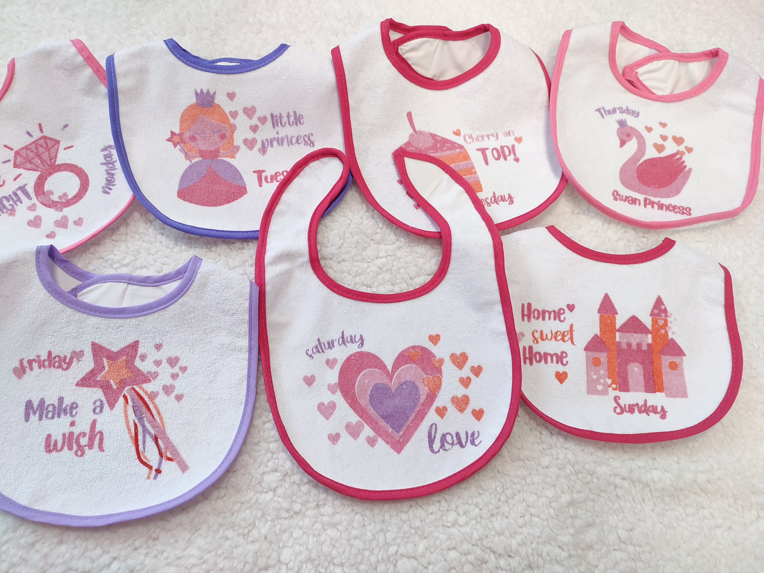 7 Days Of The Week Princess Bibs.jpg
