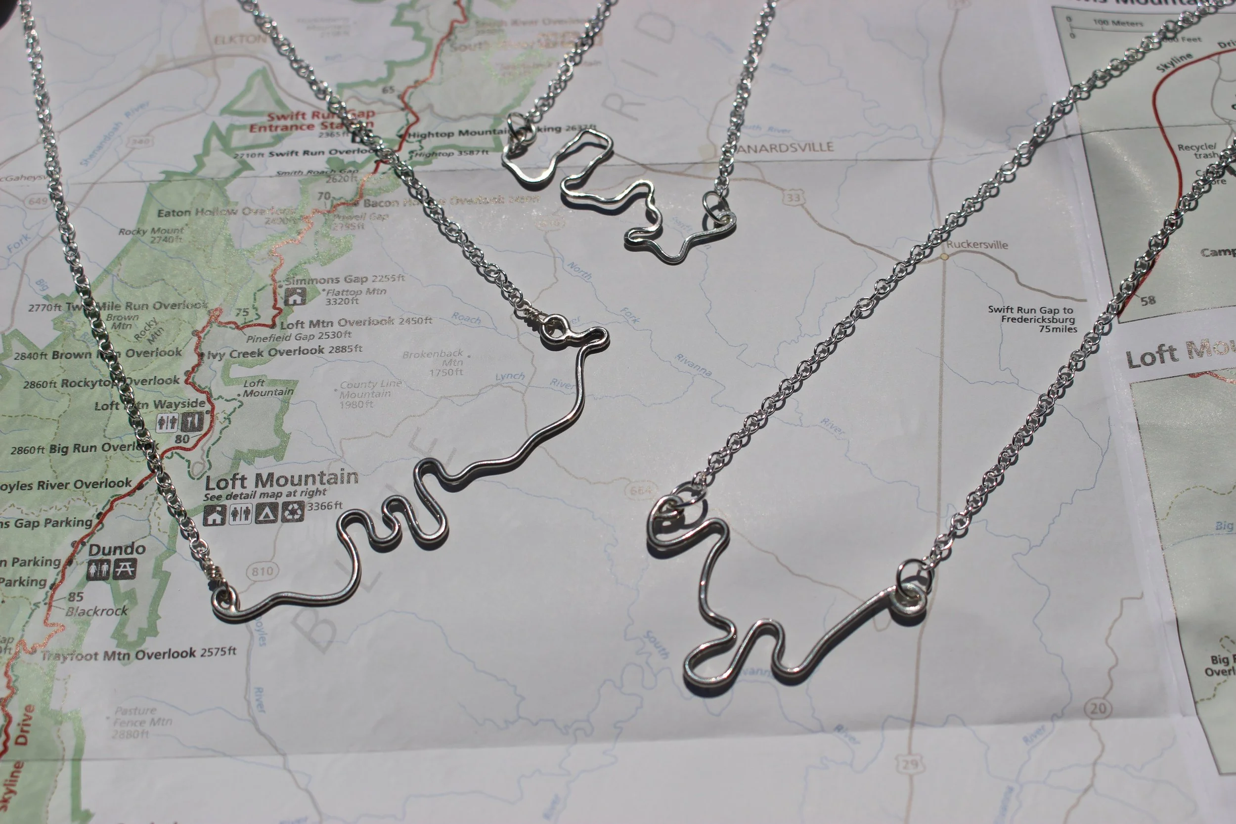 Custom Adventurer Necklace (horizontal style)