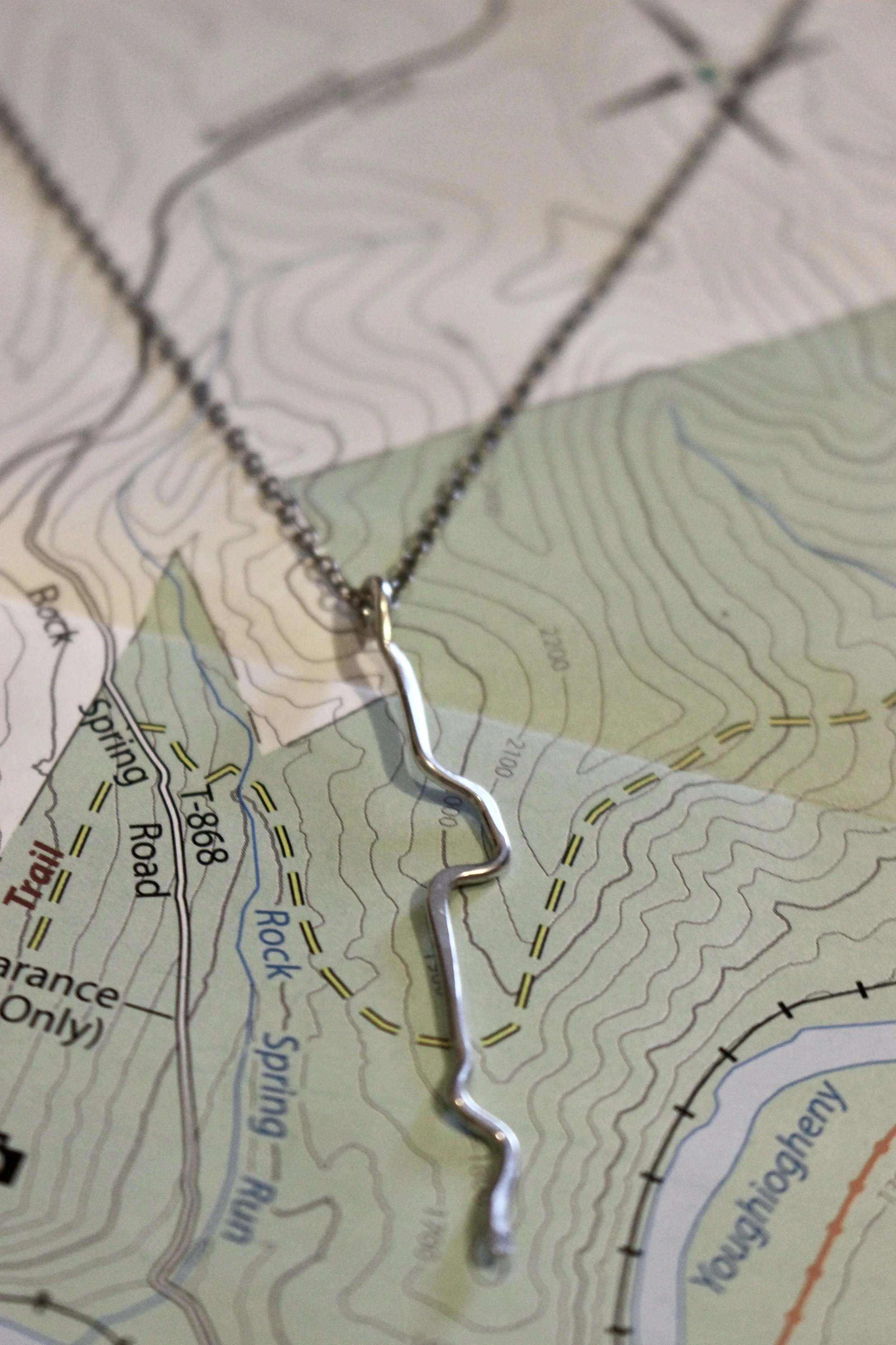 Custom Adventurer Necklace (Vertical)