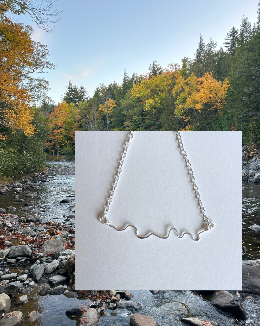 Adventure Necklace Silver Fill