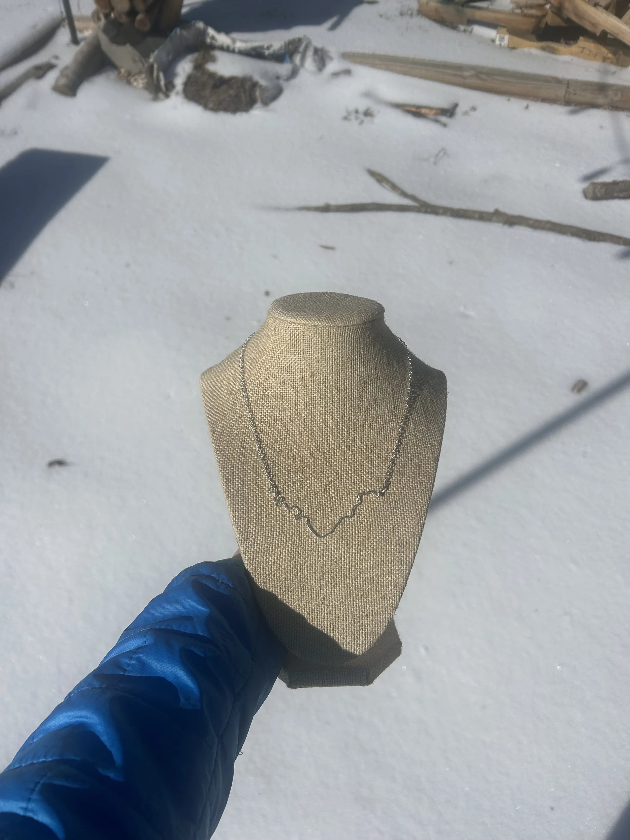 Custom Adventurer Necklace (horizontal style)