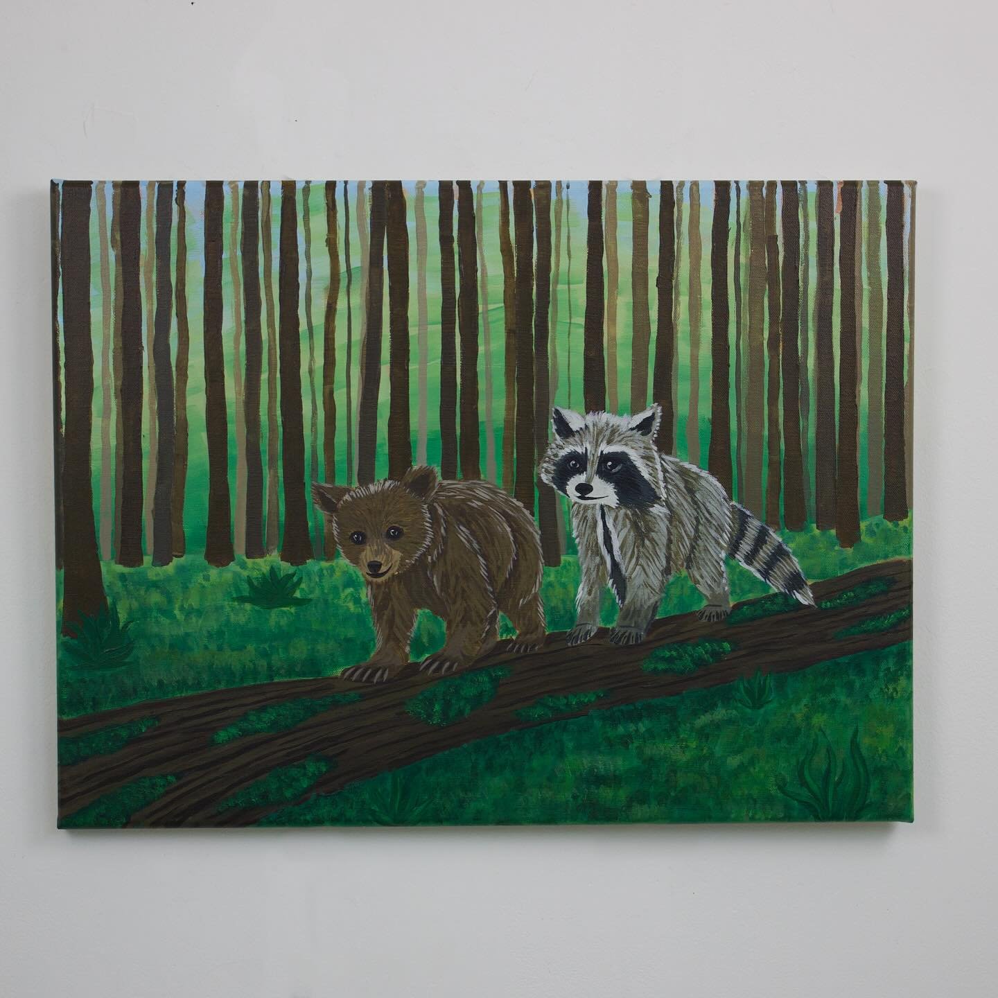 Now that this painting has gone to it&rsquo;s forever home I can FINALLY post about it! This was one of the most challenging and technical projects I&rsquo;ve ever worked on, and I LOVE it. Thank you @karlhav0ck for asking me to do this ❤️
.
.
.
.
.
