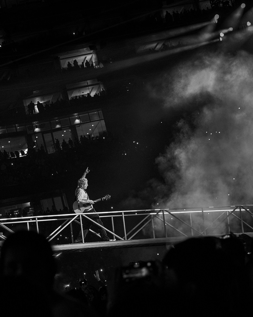 Ed Sheeran at Levi&rsquo;s Stadium. @teddysphotos

I know color is usually my jam, but these moments just felt right in black and white.

My first time seeing Ed live, and what an incredible show. Watching him build the songs in real time with the lo