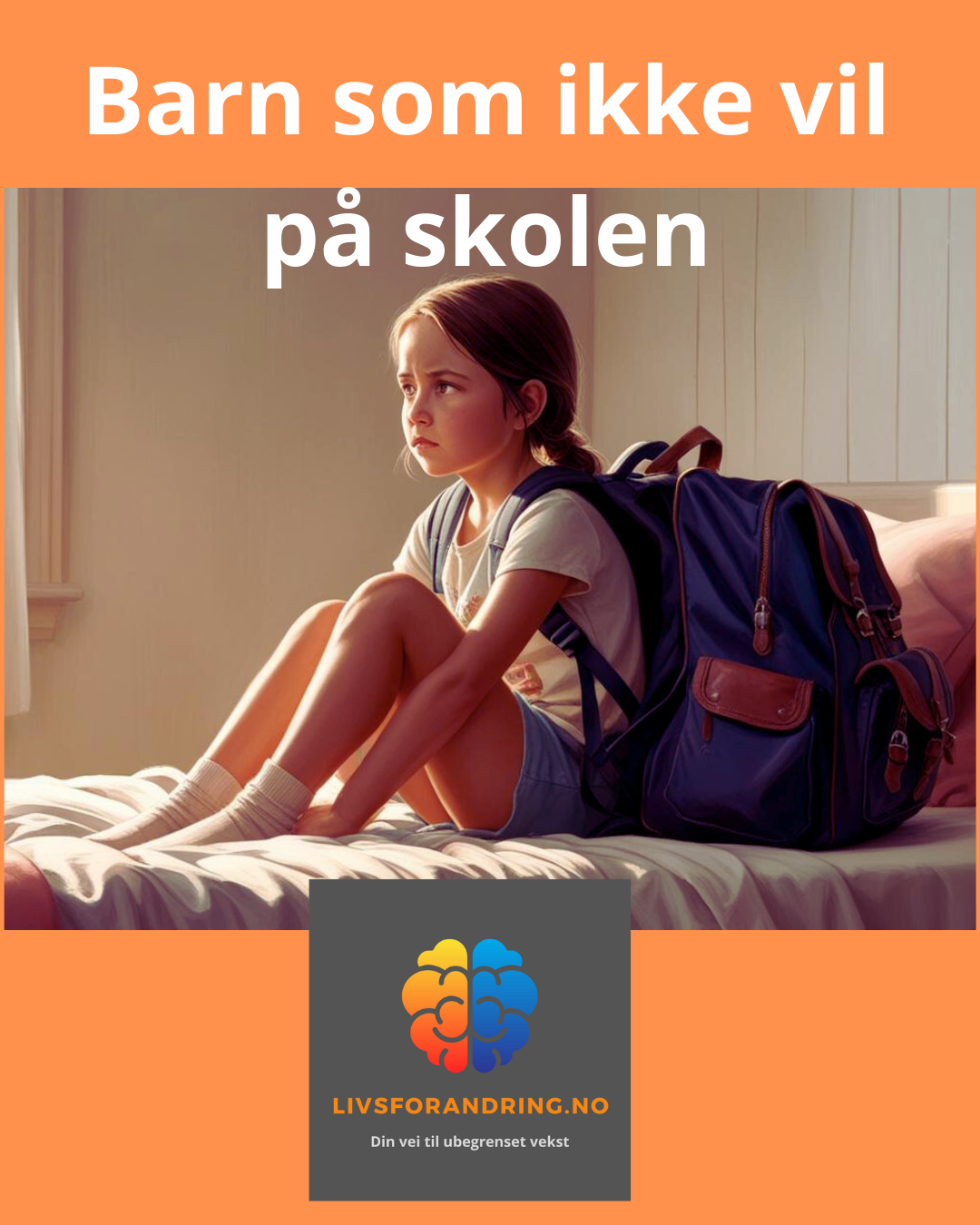 Skolevegring handler ikke om at man ikke vil gå på skolen