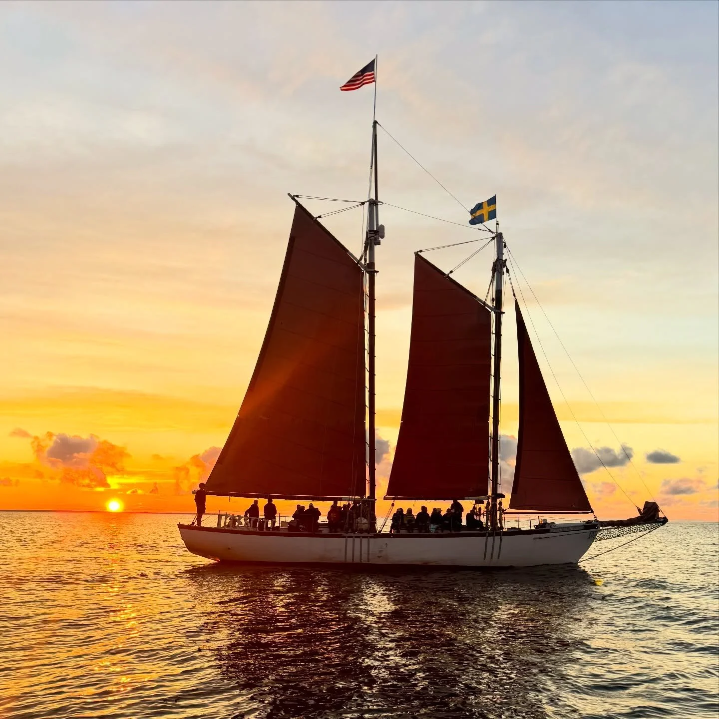 Looking forward to those magical Door County sunsets on the water 🌅⛵️🙌

Our season is coming up fast and we can&rsquo;t wait to sail with you again soon! 

And keep your eyes peeled for updates on the unveiling of our brand new set of beautiful red