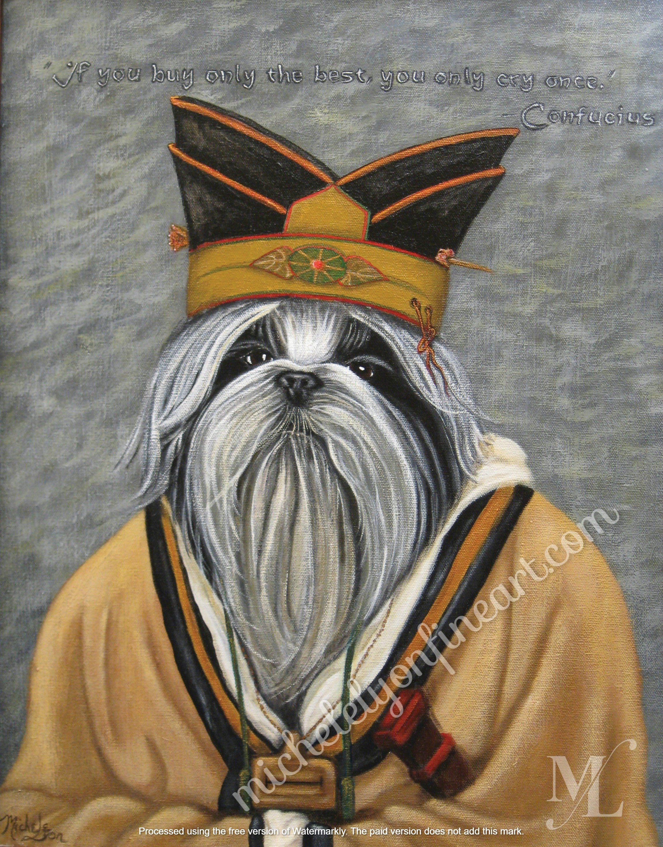 "Confucius"
“If you only buy the best, you only cry once.”
Confucius: 551B.C.-479B.C. A renowned sage and philosopher whose reputation, teachings, and thoughts have endured for over two millennia.
His literary name was Chungni and his la