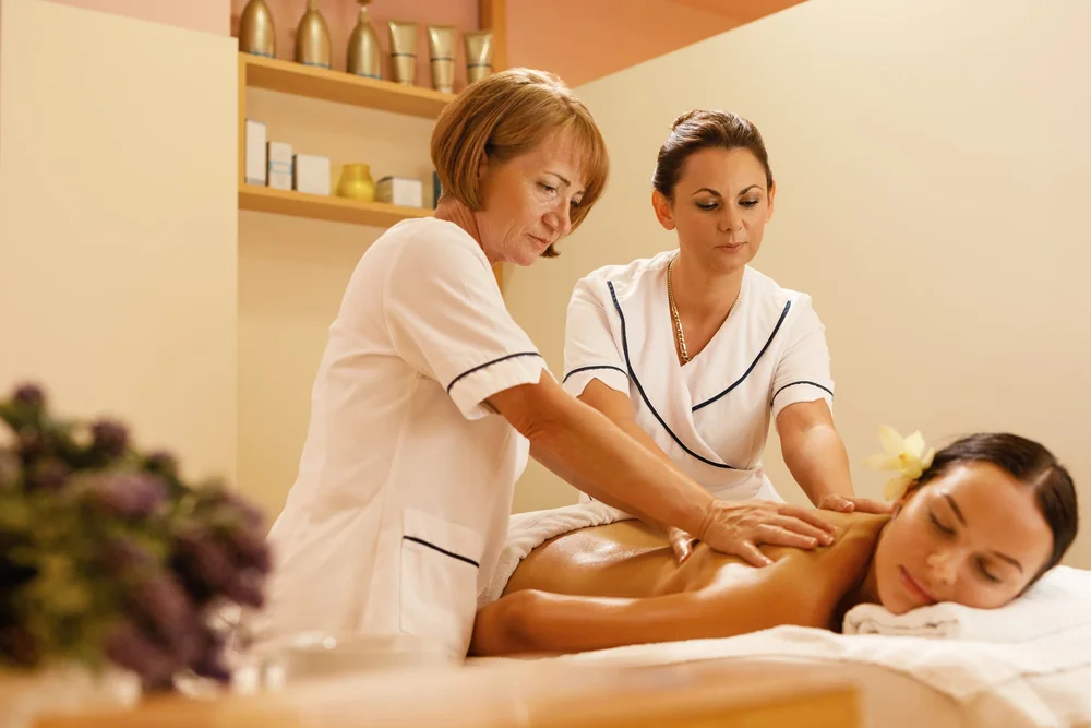 Massage training at Pathways Training Academy in Stoke-on-Trent