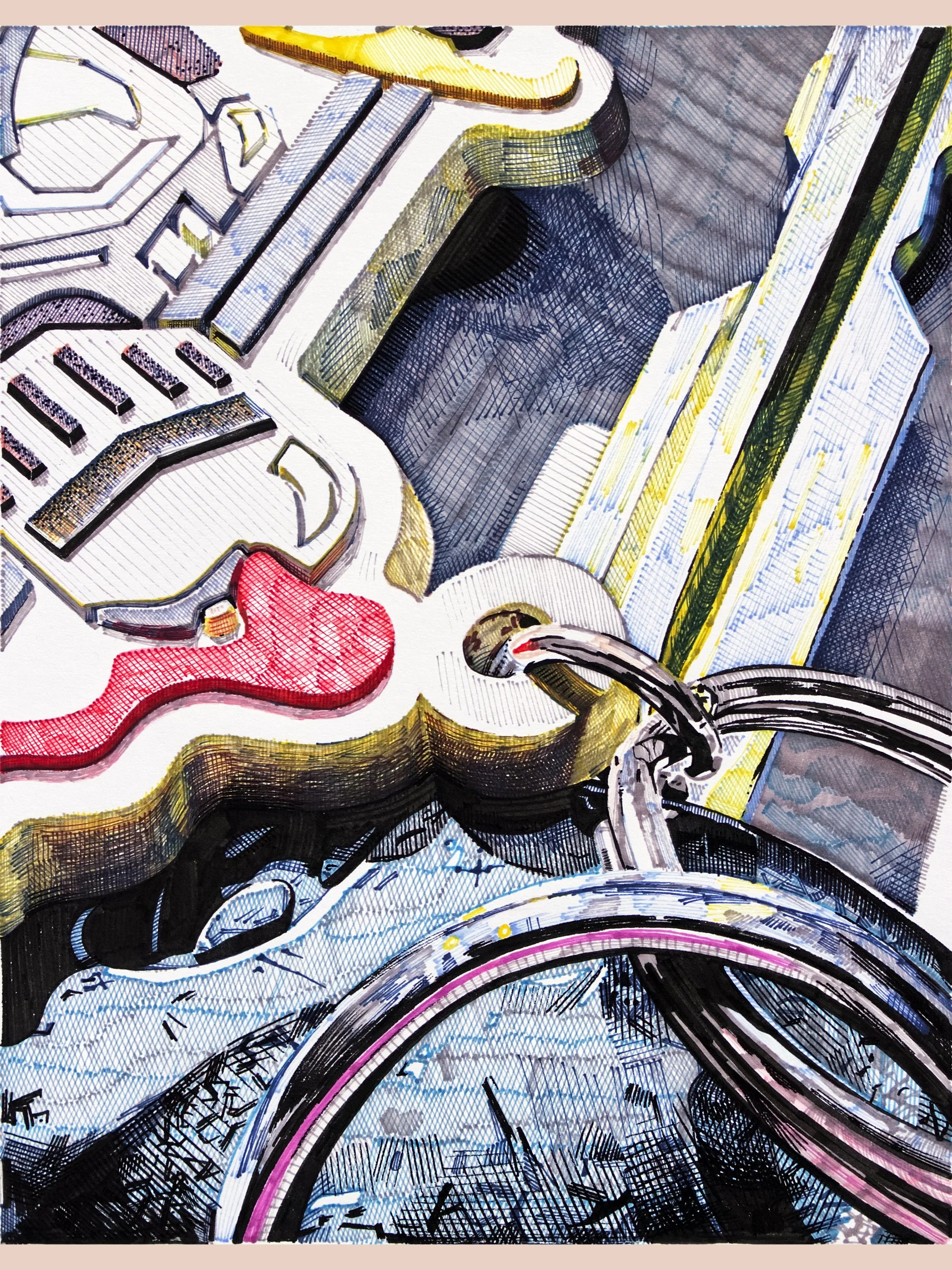 $30 Off | Hyundai Keys, Close - Marker Drawing