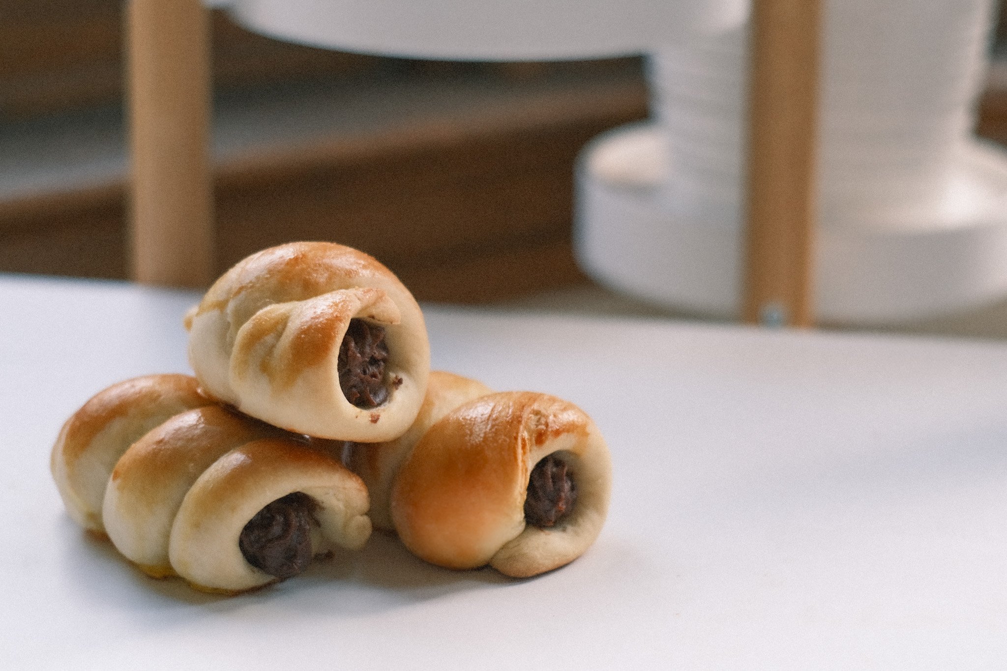 Creamy Choco Cornet Bread