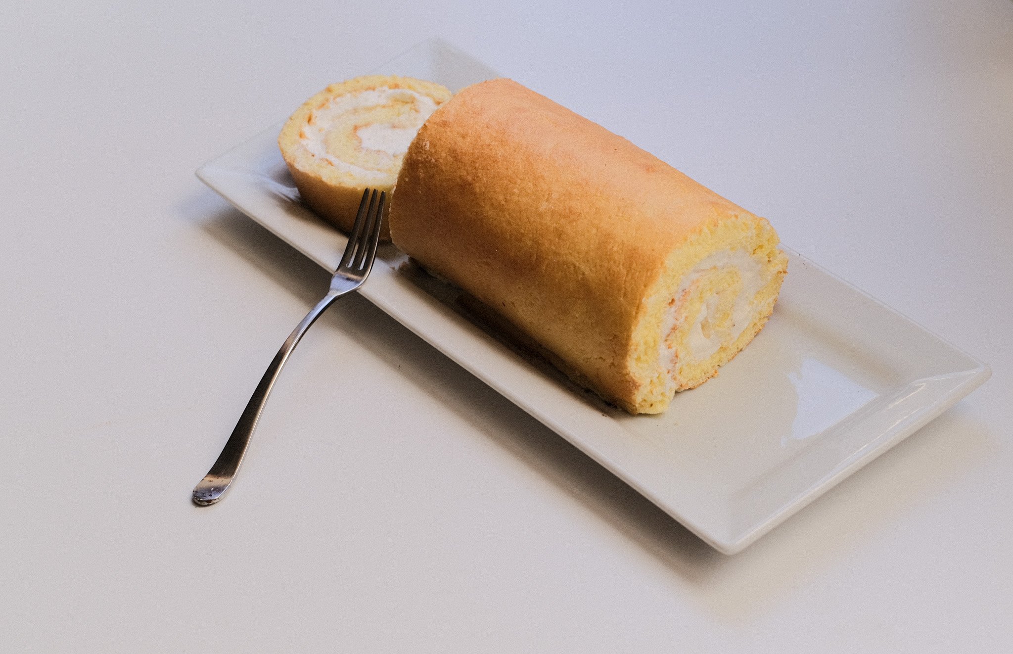 Heavenly Vanilla Roll Cake