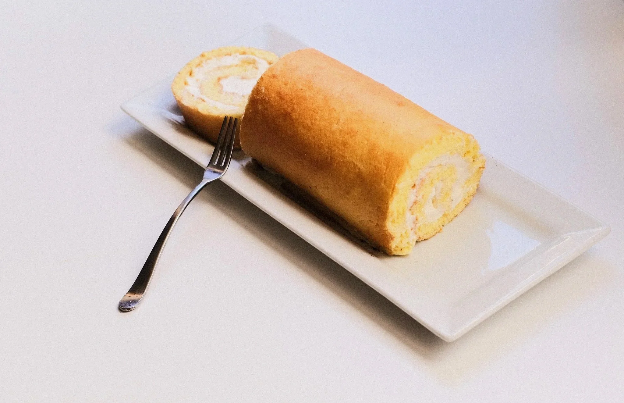 Heavenly Vanilla Roll Cake