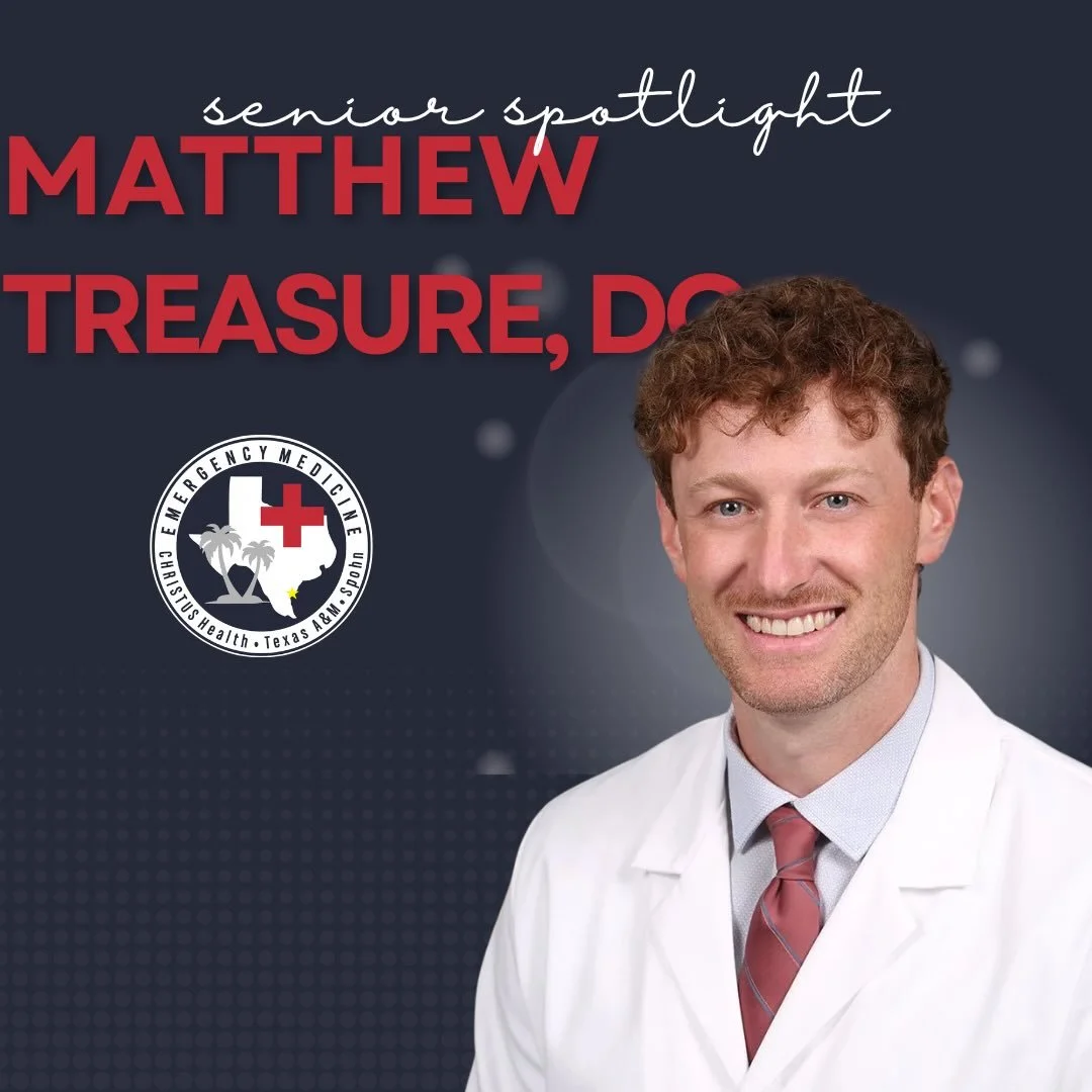 For our next ✨SENIOR SPOTLIGHT✨ we have Dr. Matthew Treasure! 

✨Plans after residency: I am heading to Ogden, Utah (SLC area) to work at Mckay Dee Hospital working for a medium sized democratic physician group. This is the same hospital I was born a