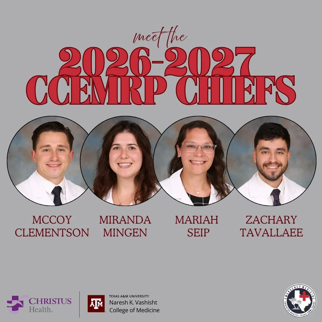 CONGRATULATIONS to our newly announced 2026-2027 Chief Residents! 👑👏🌟