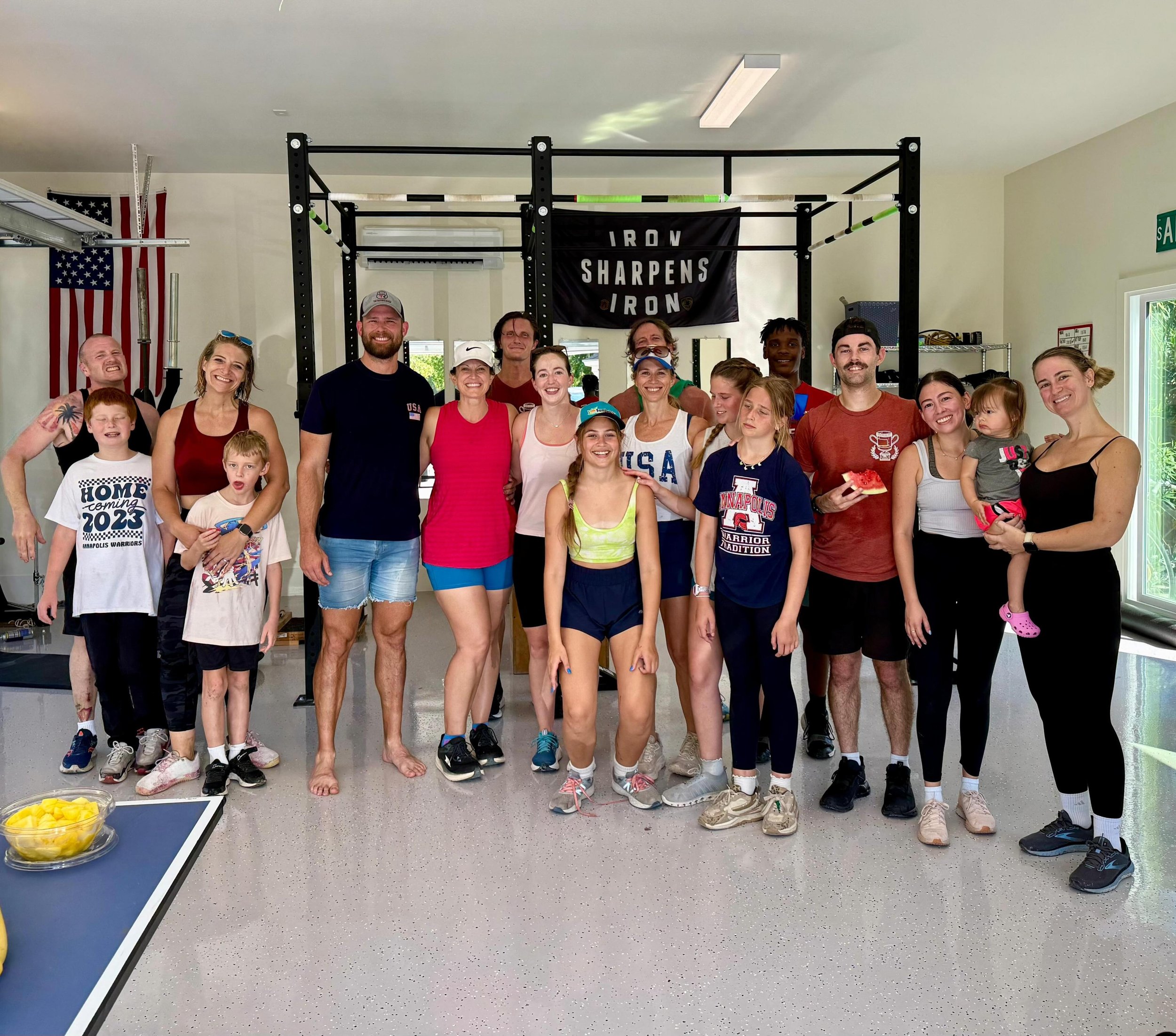 Annual Murph workout at Dr. Pedersen&rsquo;s garage gym 💪🇺🇸