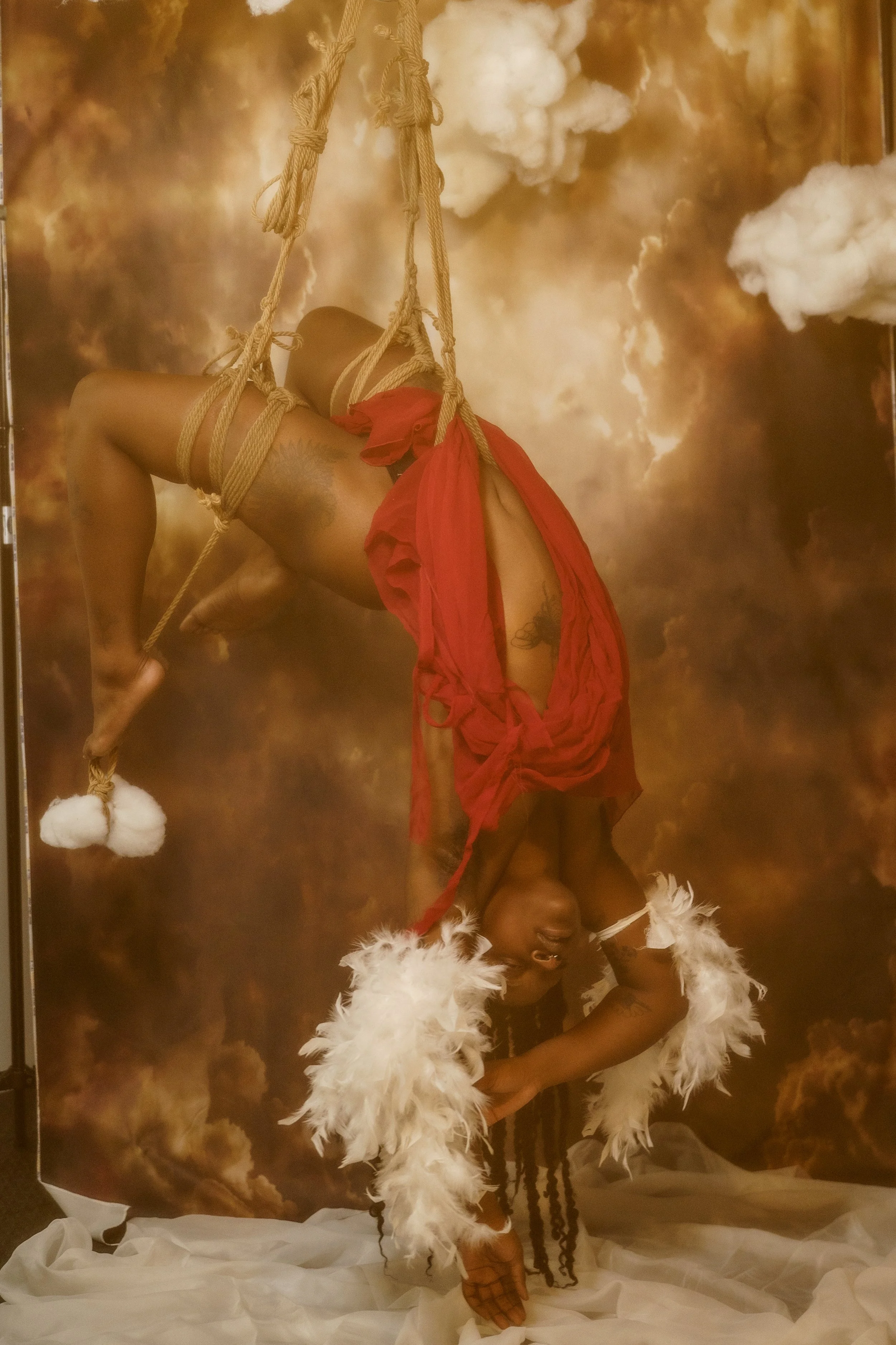 "Icarus" shot by Priscilla J Darko for her series Regurgitated Art.