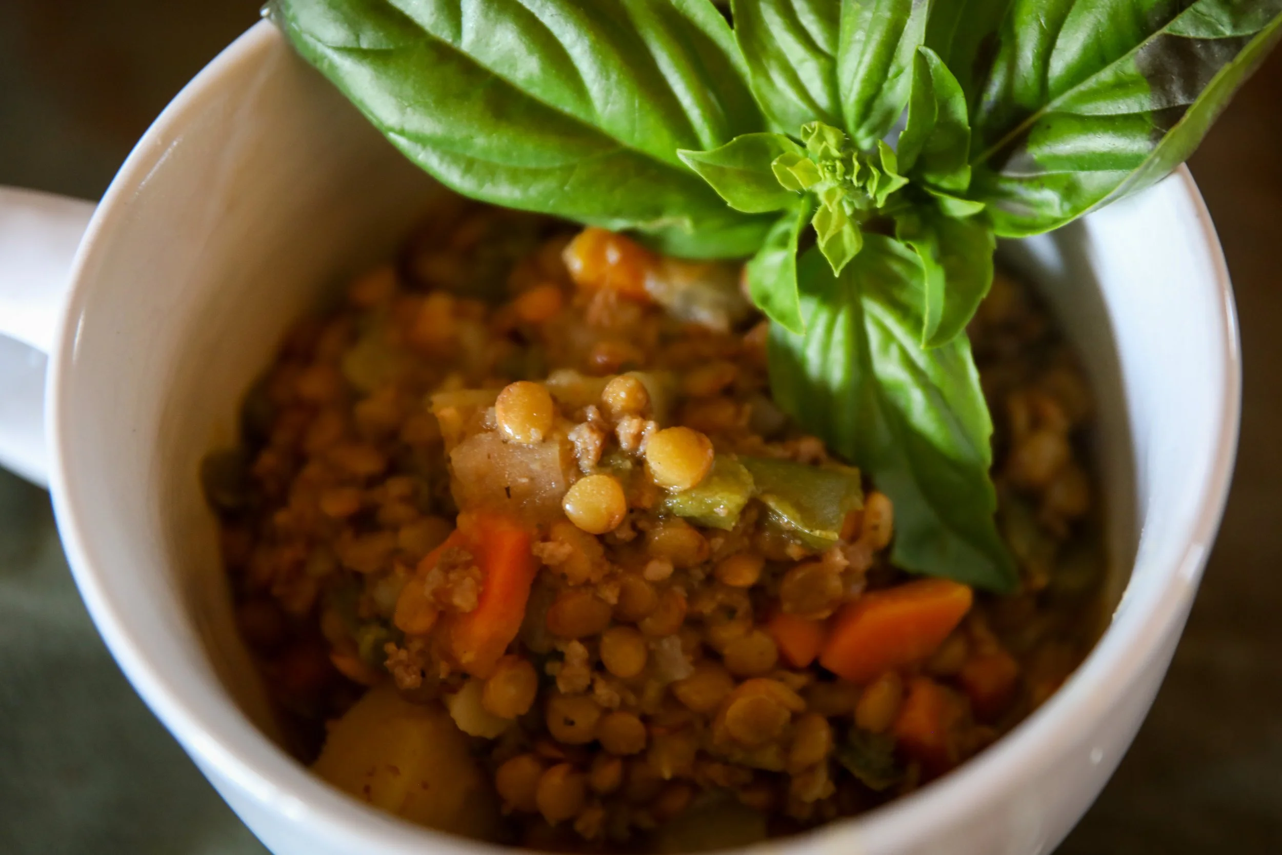 Instant Pot Maple Sausage & Lentil Stew (No Broth Needed)