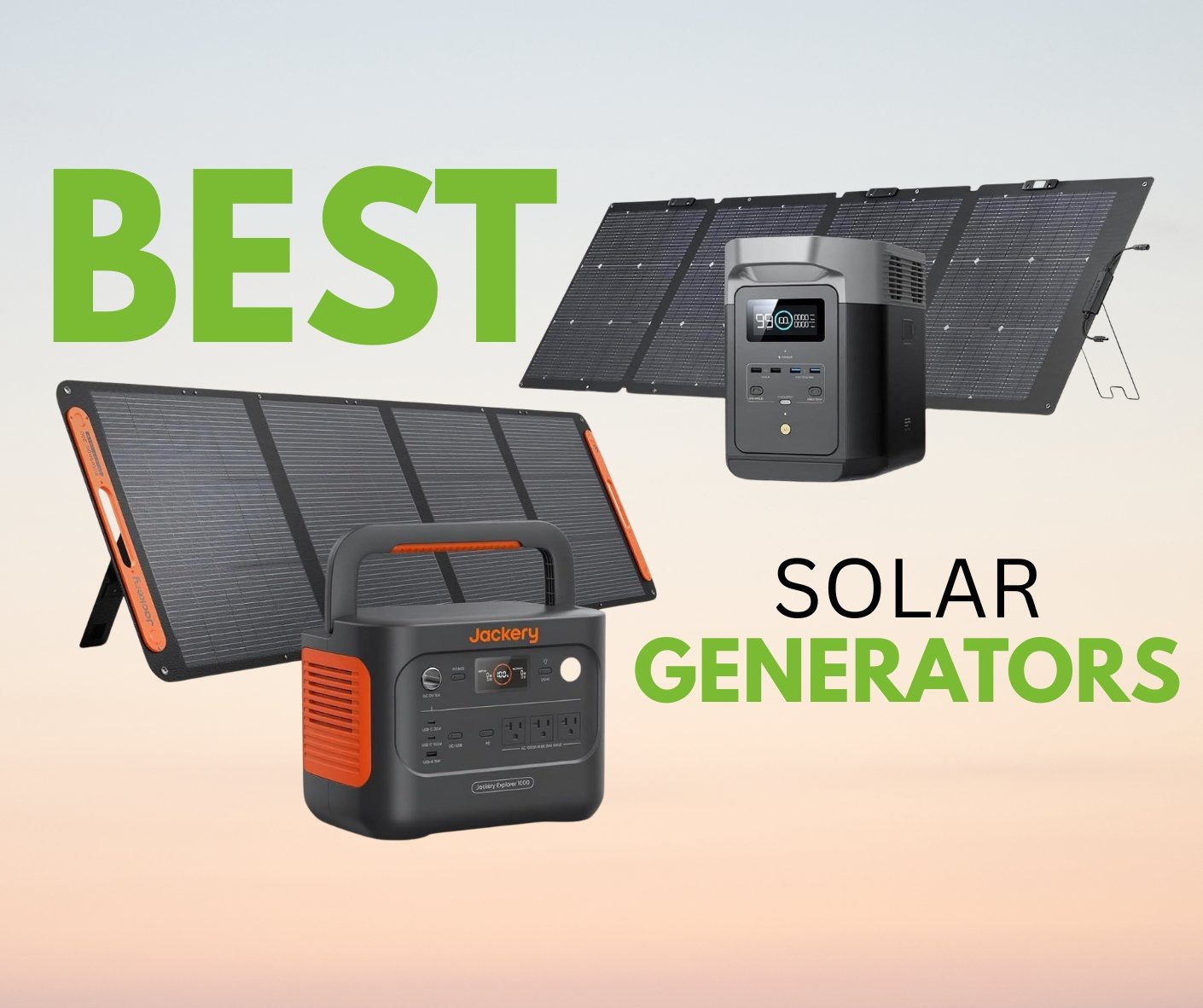 Best Solar Generators for Homeowners: Jackery vs EcoFlow