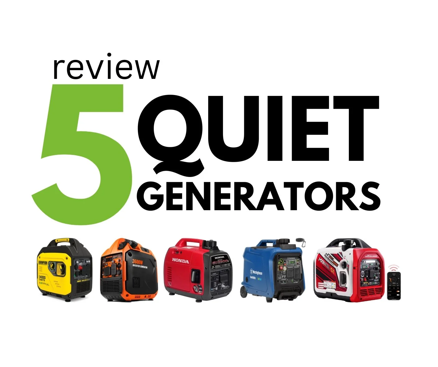 Best Portable Inverter Generators for Home Backup, RVs, and Camping (Quiet + Dual Fuel Options)