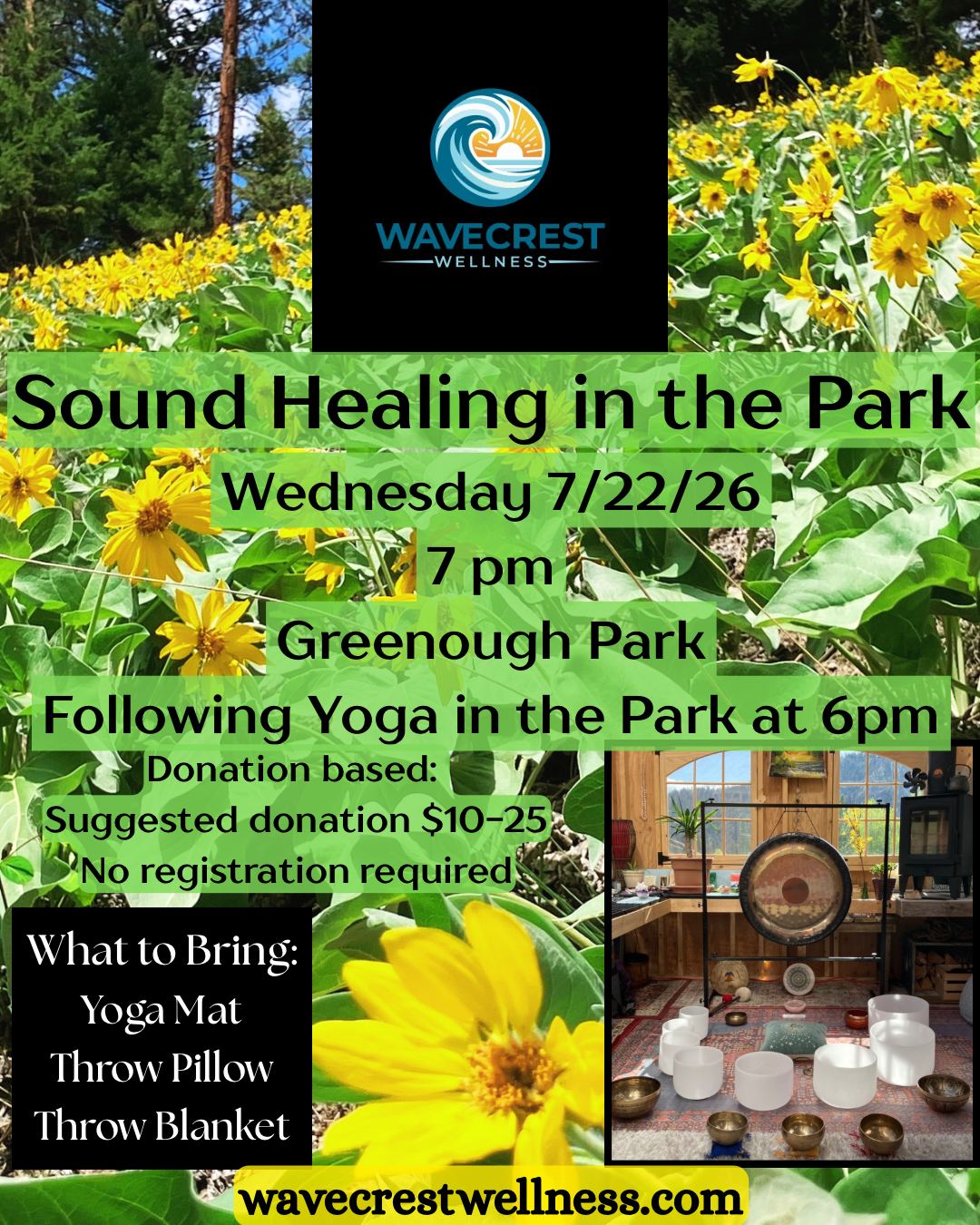 Sound Healing in the Park