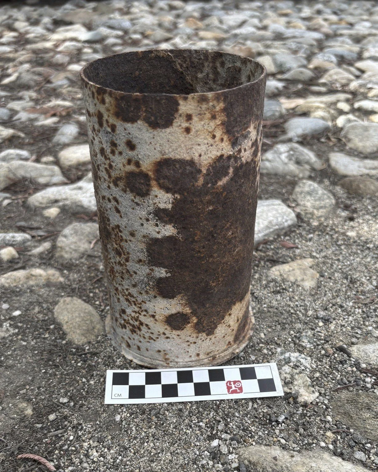 &quot;What the Shell?!&quot; BCR found this mysterious empty artillery casing near Cronise Lakes, CA. It's likely a relic of the Desert Training Center where Gen. Patton trained US troops for the North African Campaign in WWII.

Its straight-wall des