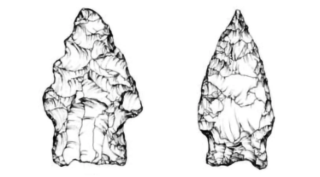 Stanislaus Broad Stem Arrowheads