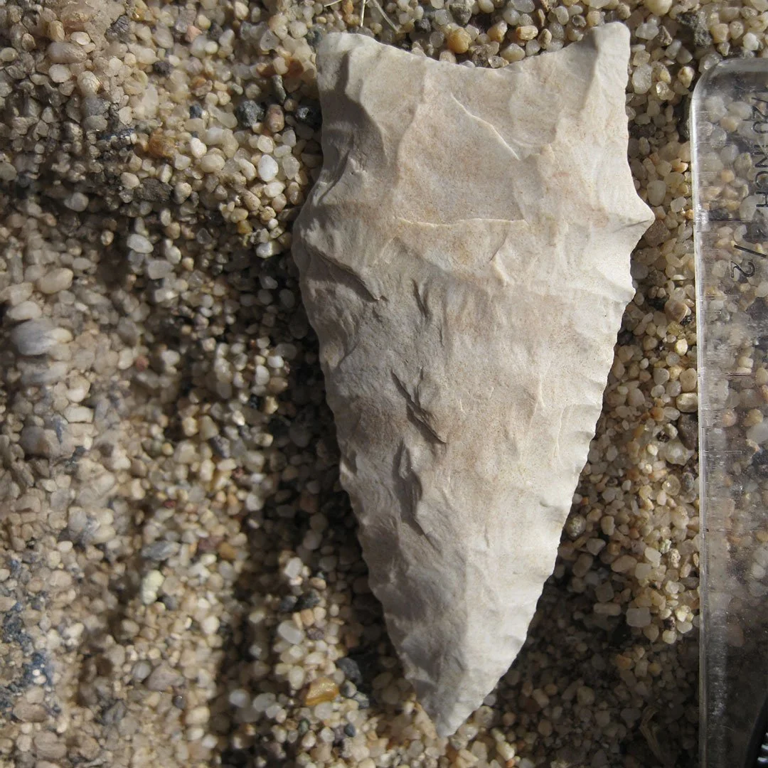 White Shell Arrow Head How Archaeologists Know the Age of Artifacts - Arrowheads & Typologies ...