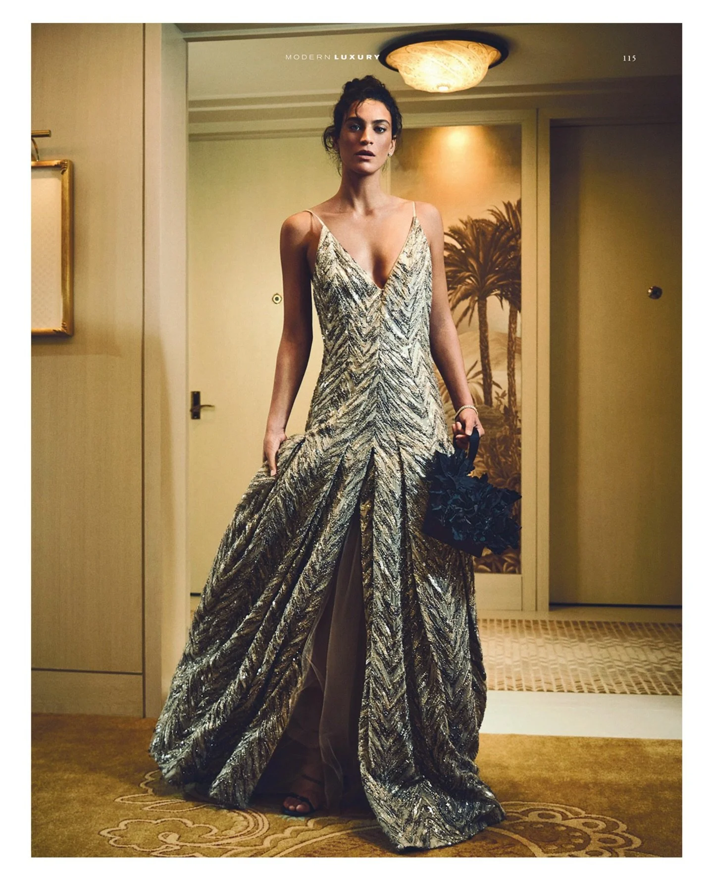 New editorial for @modernluxury @wynnlasvegas @wynnalmarjanisland 💛🩶💛
Creative Director/Stylist: @fayevandevrede 
Makeup &amp; Hair: @laurenlancasterbeauty 
Models: @sophiealshehry @lucasgarcezzz 
Retouching: @guberovich 
Photo assistant: @joshdav