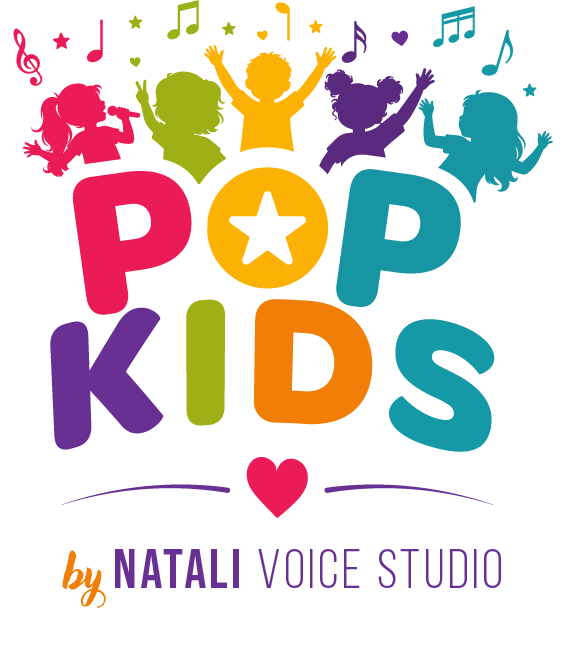 Logotip otroškega pevskega zbora Pop Kids – Natali Voice Studio